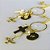 Brinco Com Pingentes Religiosos Banhado Em Ouro 18k - Imagem 4