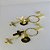 Brinco Com Pingentes Religiosos Banhado Em Ouro 18k - Imagem 5