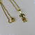 Colar Pingente Menina Com Zircônia Colorida Banhado Em Ouro 18k - Imagem 6