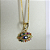 Colar Pingente Olho Grego Com Zircônia Multicolor Banhado Em Ouro 18k - Imagem 8