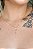 Colar Pingente Cruz Com Detalhe De Zircônia Banhado Em Ouro 18k - Imagem 1