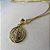 Colar Pingente São Bento Banhado Em Ouro 18k - Imagem 4