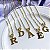 Colar De Letras Banhado Em Ouro 18k - Imagem 4