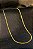 Colar Com Corrente Fita Banhado Em Ouro 18k - Imagem 2