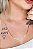 Colar Com Corrente Fita Banhado Em Ouro 18k - Imagem 1