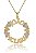 Colar Personalizado De Mandala Com Nomes De Filhos Folheado Em Ouro 18k - Imagem 2