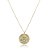 Colar Personalizado Com Dados Do Filho Folheado Em Ouro 18k - Imagem 1