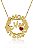 Colar Personalizado Mandala Mãe Amor Eterno Folheado Em Ouro 18k - Imagem 2