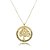 Colar Personalizado árvore De Vida Com Nomes Folheado Em Ouro 18k - Imagem 1