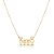 Colar Personalizado De Familia Folheado Em Ouro 18k - Imagem 1