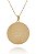 Colar Personalizado Circular Chapado Com Nome Folheado Em Ouro 18k - Imagem 2