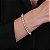 Pulseira Dourada de Pérolas e Bolinhas - Imagem 2