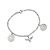 Pulseira Prateada Religiosa Pai Nosso e Espírito Santo - Imagem 1