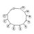 Pulseira Prateada 10 Dez Mandamentos - Imagem 1