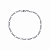 Pulseira Prateada Masculina Elo 3 por 1 - Imagem 1