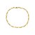 Pulseira Dourada Masculina Elo 3 por 1 - Imagem 1