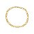 Pulseira Dourada Masculina Elo 3 por 1 - Imagem 1