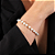 Pulseira Dourada de Pérolas e Bolinhas - Imagem 2