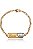 Pulseira Personalizada Chapada Com Nome E Coroa Folheado Em Ouro 18k - Imagem 1