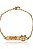 Pulseira Personalizada Chapada Com Nome Lilica E Tigor Folheado Em Ouro 18k - Imagem 1