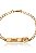 Pulseira Personalizada Chapada Com Nome Lilica E Tigor Folheado Em Ouro 18k - Imagem 2