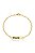 Pulseira Personalizada Chapada Nome Coração Vazado Folheado Ouro 18k - Imagem 1