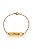Pulseira Personalizada Com Nome Chapado E Símbolo Lateral Folheado Em Ouro 18k - Imagem 4