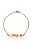 Pulseira Personalizada Com Nome Chapado E Símbolo Lateral Folheado Em Ouro 18k - Imagem 5
