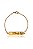 Pulseira Personalizada Com Nome Chapado E Símbolo Lateral Folheado Em Ouro 18k - Imagem 8