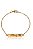 Pulseira Personalizada Com Nome Chapado E Símbolo Lateral Folheado Em Ouro 18k - Imagem 9