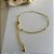Pulseira Corrente Lisa Com Bolinhas Banhado Em Ouro 18k - Imagem 4