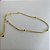 Pulseira Corrente Lisa Com Bolinhas Banhado Em Ouro 18k - Imagem 8