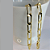 Pulseira Corrente Chapada Banhado Em Ouro 18k Masculina - Imagem 3