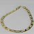 Pulseira Corrente Chapada Banhado Em Ouro 18k Masculina - Imagem 7