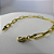 Pulseira Corrente Cartier 1.6 Diamantada Banhado Em Ouro 18k Masculina - Imagem 4