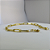Pulseira Corrente Cartier 1.6 Diamantada Banhado Em Ouro 18k Masculina - Imagem 7