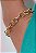 Pulseira Com Elo Oval Médio Banhados Em Ouro 18k - Imagem 1