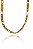 Pulseira Corrente Com Elo Sequenciado Banhado Em Ouro 18k Masculina - Imagem 3