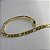 Pulseira Corrente Com Elo Sequenciado Banhado Em Ouro 18k Masculina - Imagem 5