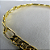 Pulseira Corrente Com Elo Sequenciado Banhado Em Ouro 18k Masculina - Imagem 6
