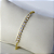 Pulseira Elos Redondos Com Faixa De Zircônia Banhado Em Ouro 18k - Imagem 4