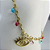 Pulseira Olho Grego Com Zircônias Coloridas Banhado Em Ouro 18k - Imagem 5