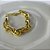 Pulseira De Elos Intercalados Grandes Banhados A Ouro 18k - Imagem 6