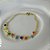 Pulseira Infantil De Pedrinhas Coloridas Banhado A Ouro 18k - Imagem 3