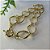 Pulseira Elo Losango Com Fecho Boia Banhado Em Ouro 18k - Imagem 7