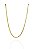 Choker Com Corrente Trabalhada Banhado Em Ouro 18k - Imagem 3