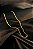 Choker Com Corrente Trabalhada Banhado Em Ouro 18k - Imagem 2