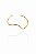 Choker Aro Torneado Banhado Em Ouro 18k - Imagem 2