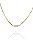 Choker De Corrente Chapada Com Zircônias Ao Centro Banhado Em Ouro 18k - Imagem 3