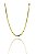 Choker De Fita Banhado Em Ouro 18k - Imagem 1